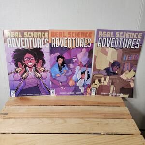 COMIC Set of 3 Real Science Adventures: The Nicodemus Job #1, #2 & #3